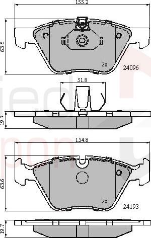 ALLIED NIPPON ADB01300 - Гальмівні колодки, дискові гальма autocars.com.ua