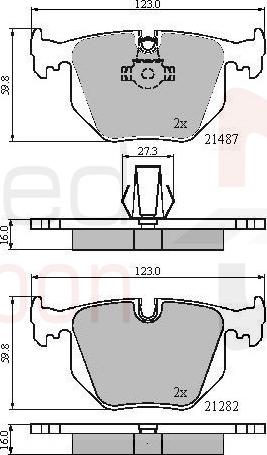 ALLIED NIPPON ADB01547 - Гальмівні колодки, дискові гальма autocars.com.ua