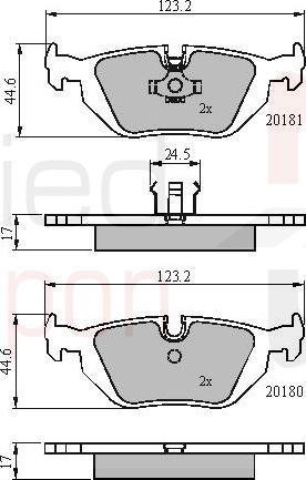 ALLIED NIPPON ADB0166 - Гальмівні колодки, дискові гальма autocars.com.ua