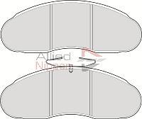 ALLIED NIPPON ADB0183 - Гальмівні колодки, дискові гальма autocars.com.ua