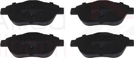 ALLIED NIPPON ADB02367 - Гальмівні колодки, дискові гальма autocars.com.ua