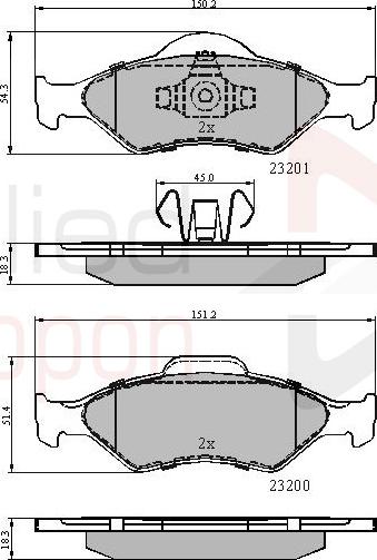 ALLIED NIPPON ADB0899 - Гальмівні колодки, дискові гальма autocars.com.ua