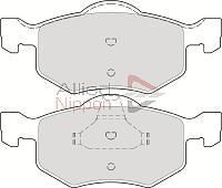 ALLIED NIPPON ADB0960 - Гальмівні колодки, дискові гальма autocars.com.ua