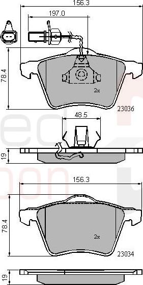 ALLIED NIPPON ADB11168 - Гальмівні колодки, дискові гальма autocars.com.ua