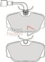 ALLIED NIPPON ADB2361 - Гальмівні колодки, дискові гальма autocars.com.ua