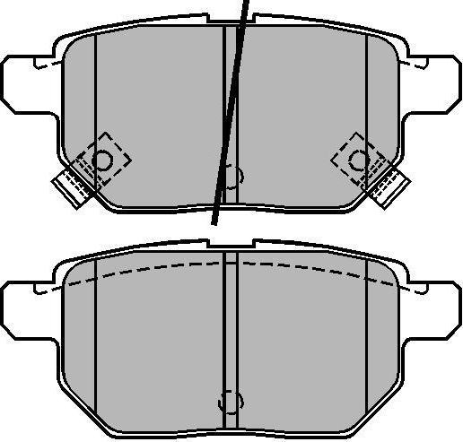 ALLIED NIPPON ADB31730 - Гальмівні колодки, дискові гальма autocars.com.ua