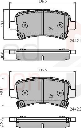 ALLIED NIPPON ADB31795 - Гальмівні колодки, дискові гальма autocars.com.ua