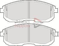 ALLIED NIPPON ADB3751 - Гальмівні колодки, дискові гальма autocars.com.ua