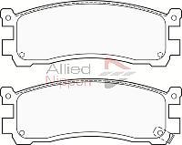 ALLIED NIPPON ADB3848 - Гальмівні колодки, дискові гальма autocars.com.ua