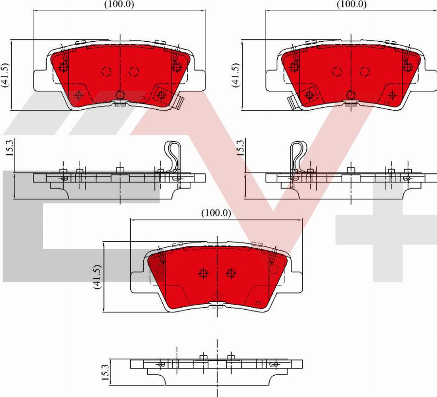 ALLIED NIPPON AEV32161 - Гальмівні колодки, дискові гальма autocars.com.ua