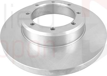 ALLIED NIPPON AND6460 - Гальмівний диск autocars.com.ua