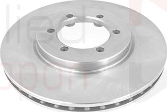 ALLIED NIPPON AND6674 - Гальмівний диск autocars.com.ua