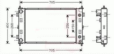 Allmakes 4741108 - Радиатор, охлаждение двигателя autodnr.net