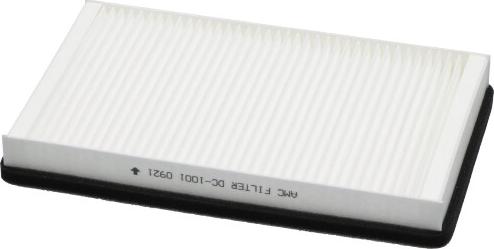 AMC Filter DC-1001 - Фільтр, повітря у внутрішній простір autocars.com.ua