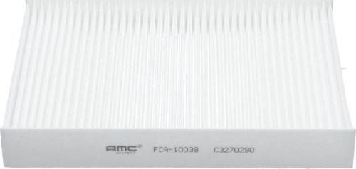 AMC Filter FCA-10038 - Фільтр, повітря у внутрішній простір autocars.com.ua