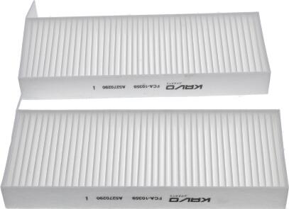 AMC Filter FCA-10359 - Фільтр, повітря у внутрішній простір autocars.com.ua