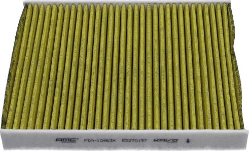 AMC Filter FCA-10463X - Фільтр, повітря у внутрішній простір autocars.com.ua