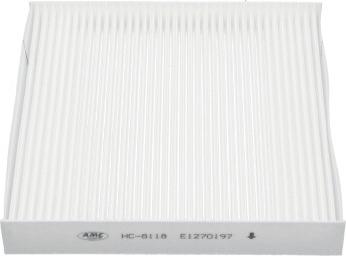 AMC Filter HC-8118 - Фільтр, повітря у внутрішній простір autocars.com.ua