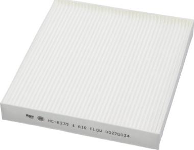 AMC Filter HC-8239 - Фільтр, повітря у внутрішній простір autocars.com.ua