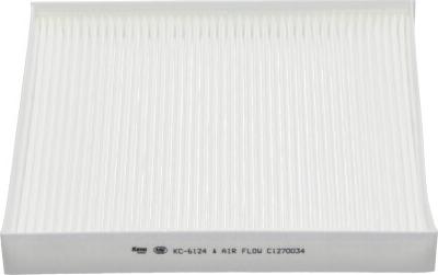 AMC Filter KC-6124 - Фільтр, повітря у внутрішній простір autocars.com.ua