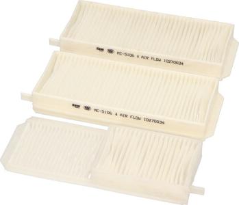 AMC Filter MC-5106 - Фільтр, повітря у внутрішній простір autocars.com.ua