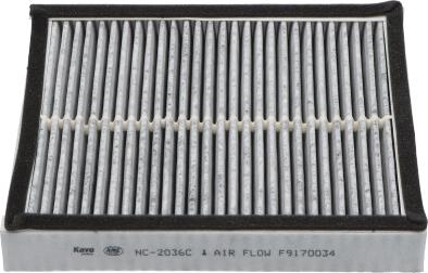 AMC Filter NC-2036C - Фильтр воздуха в салоне avtokuzovplus.com.ua