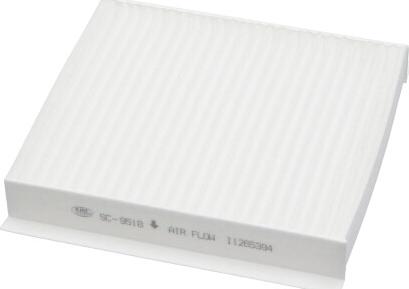 AMC Filter SC-9518 - Фільтр, повітря у внутрішній простір autocars.com.ua