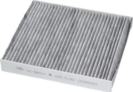 AMC Filter SC-9601C - Фільтр, повітря у внутрішній простір autocars.com.ua