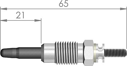 A-N PARTS 062 204 - Свеча накаливания autodnr.net