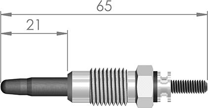 A-N PARTS 064 152 - Свічка розжарювання autocars.com.ua