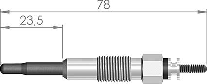 A-N PARTS 079 354 - Свеча накаливания autodnr.net