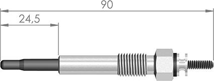 A-N PARTS 088 122 - Свеча накаливания autodnr.net