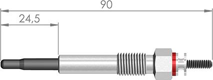 A-N PARTS 090 186 - Свеча накаливания autodnr.net