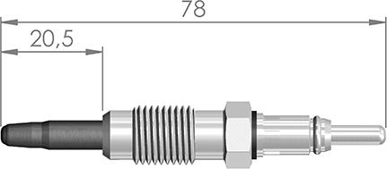 A-N PARTS 091 391 - Свічка розжарення, електро.  обігрів autocars.com.ua