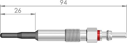 A-N PARTS 097 119 - Свеча накаливания autodnr.net