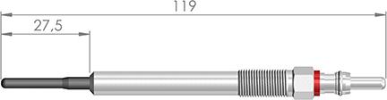 A-N PARTS 119 031 - Свеча накаливания autodnr.net