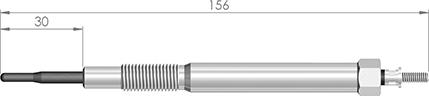 A-N PARTS 158 526 - Свічка розжарювання autocars.com.ua