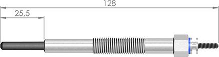 A-N PARTS 161 659 - Свічка розжарювання autocars.com.ua