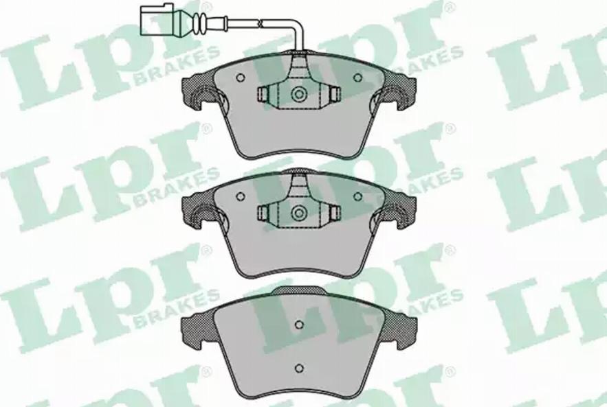 AP 05P1205 - Гальмівні колодки, дискові гальма autocars.com.ua