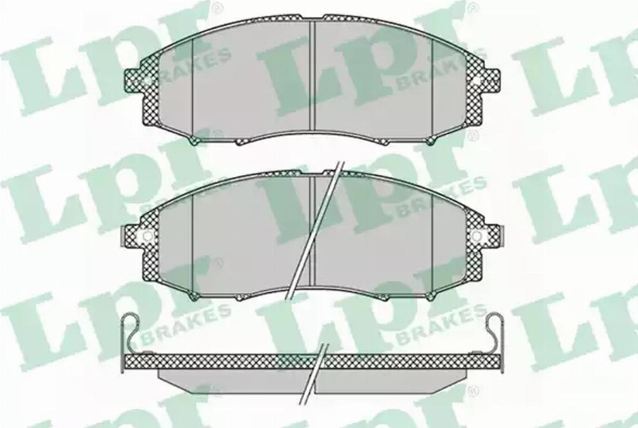 AP 05P1343 - Тормозные колодки, дисковые, комплект avtokuzovplus.com.ua