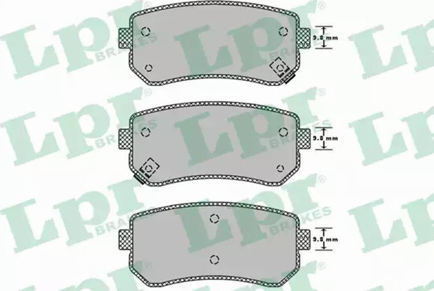 AP 05P1344 - Гальмівні колодки, дискові гальма autocars.com.ua