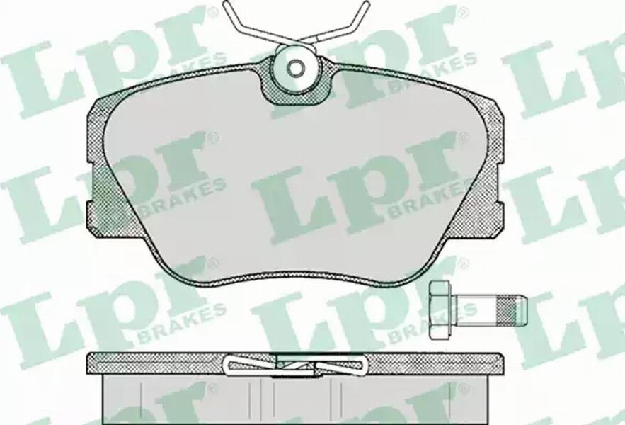 AP 05P280 - Тормозные колодки, дисковые, комплект autodnr.net