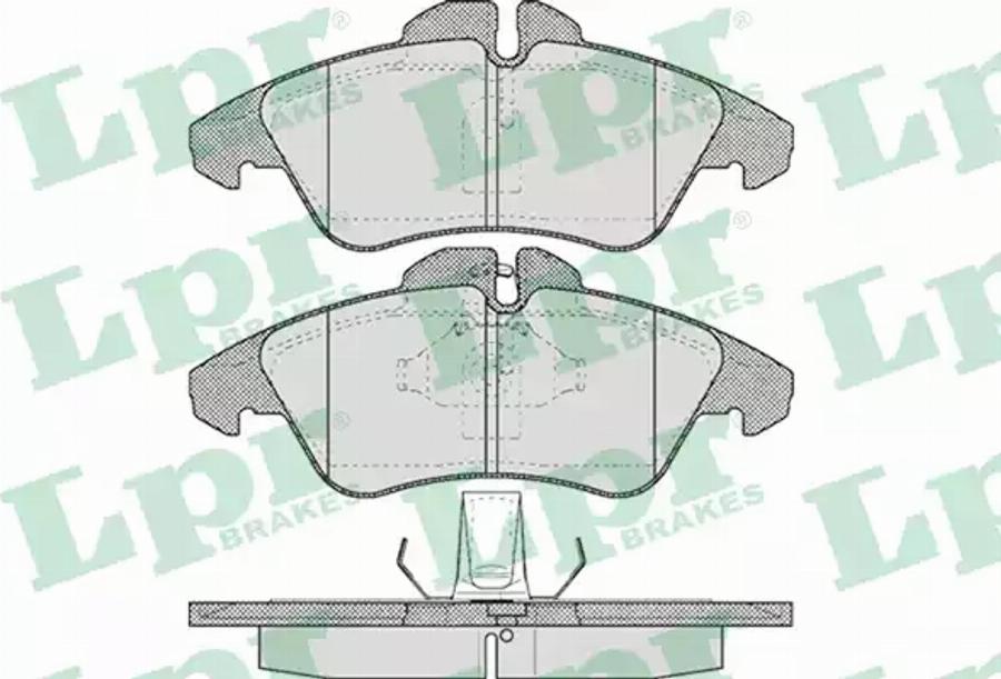 AP 05P608 - Тормозные колодки, дисковые, комплект autodnr.net