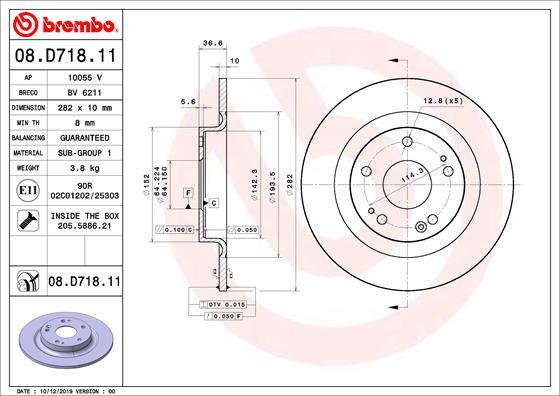 AP 10055 V - Тормозной диск autodnr.net