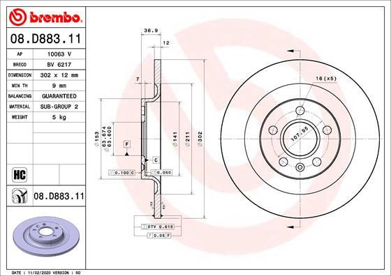 AP 10063 V - Тормозной диск avtokuzovplus.com.ua