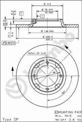 AP 14109 - Тормозной диск autodnr.net