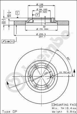 AP 14126 - Тормозной диск autodnr.net