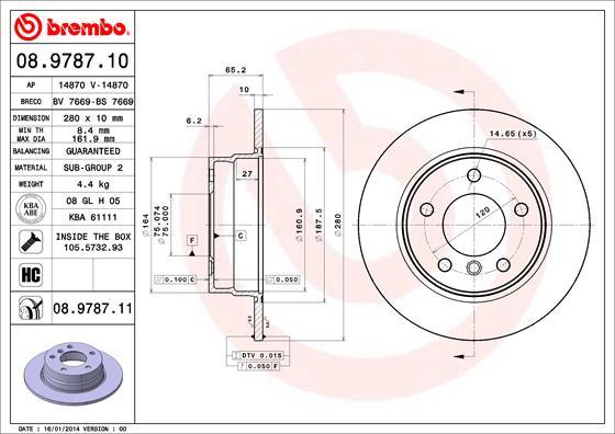 AP 14870 - Гальмівний диск autocars.com.ua