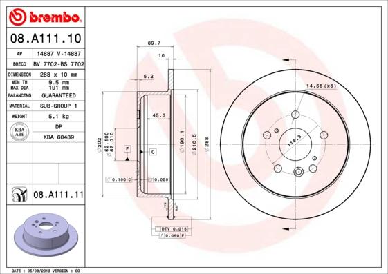 AP 14887 - Тормозной диск autodnr.net