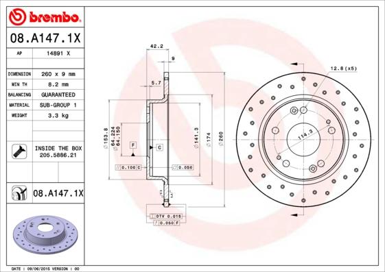 AP 14891 X - Тормозной диск autodnr.net